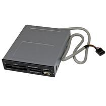 Leitor de cartão de memória StarTech.com 35FCREADBK3 USB 2.0 3.5in Leitor de cartão de memória StarTech.com 35FCREADBK3 USB 2.0 3.5in