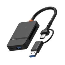 Leitor de Cartão de Memória USB 3.0 SD Micro SD TF CF MS 8 em 1