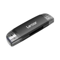 Leitor De Cartão Dual Interface Lexar 2-em-1 USB3.2 Tipo-C Para Cartões De Memória TF E SD Para