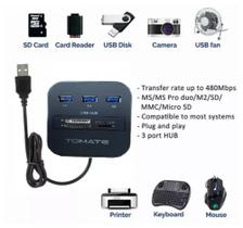 Leitor De Cartão Hub Usb 7 Portas