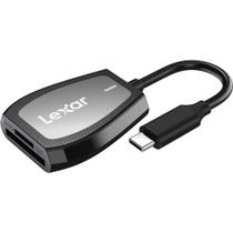 Leitor de cartão lexar usb tipo c com dois slots