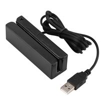 Leitor de Cartão Magnético USB - 3 Trilhas, Compacto e Inteligente