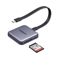Leitor De Cartão Magnético USB-C UGREEN Slot SD TF SD40 312MBs Para Acessórios De Telefone E Laptop Leitor De Cartão Magnético USB-C UGREEN Slot SD TF SD40 312MBs Para Acessórios De Telefone E Laptop