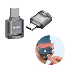 Leitor de Cartão microSD HREBOS para Dispositivos USB Tipo-C