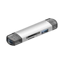 Leitor De Cartão Multifuncional OTG 6 Em 1 De Alta Velocidade Para Transferência De Dados De Leitor De Cartão Multifuncional OTG 6 Em 1 De Alta Velocidade Para Transferência De Dados De