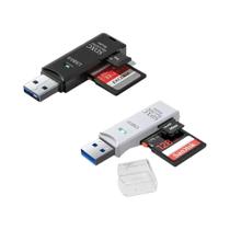 Leitor De Cartão Multifuncional USB 3.0 2-em-1 Adaptador De Cartão De Memória Micro SD TF Para PCs E