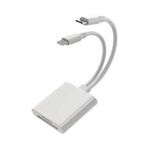 Leitor De Cartão OTG Tipo C 2-em-1 Com Interface Dupla Adaptador De Cartão De Memória SD TF Para