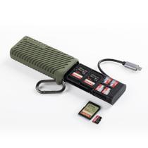 Leitor de cartão PGYTECH CreateMate USB 3.1 Type-C de alta velocidade Leitor de cartão PGYTECH CreateMate USB 3.1 Type-C de alta velocidade