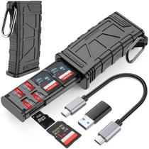 Leitor de Cartão SD AboveTek USB 3.1 Type-C UHS-II - Alta Velocidade