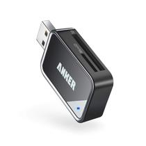 Leitor de cartão SD Anker USB 3.0 2 em 1 para SDXC SDHC MMC