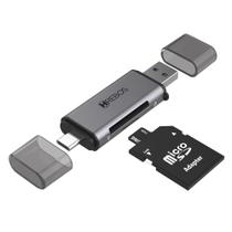 Leitor De Cartão Sd E Micro Sd Hrebos If-230 Usb 2.0 Cinza