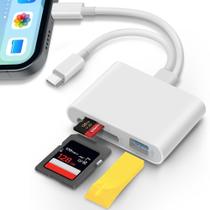 Leitor de cartão SD MuJudoler para iPhone, iPad, conector duplo USB-C