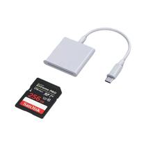 Leitor De Cartão SD TF Para iPhone 15 14 13 12 pro Max 3 Em 1 Adaptador Lightning Para Huawei Xiaomi