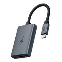 Leitor de Cartão TP-Link USB-C para SD e Micro SD - UHS-II 312MB/s - Suporta 2TB - UA440C Leitor de Cartão TP-Link USB-C para SD e Micro SD - UHS-II 312MB/s - Suporta 2TB - UA440C
