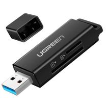 Leitor de Cartão Ugreen, Portátil, USB 3.0 para SD e TF - UG-40752 Leitor de Cartão Ugreen, Portátil, USB 3.0 para SD e TF - UG-40752
