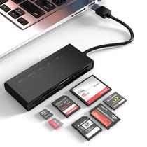 Leitor de cartão USB 3.0 Multi SD Yeemie Pro 7 em 1 para SDXC SDHC