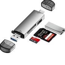 Leitor De Cartão Usb-c/USB/Mini-USB Cartão SD/TF/USB D-398