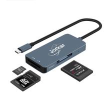 Leitor de cartão XQD Jorkar XQD para USB-C para câmeras Sony Nikon