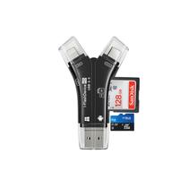 Leitor de cartão ZOIOT USB 3.2 SD TF para iPhone iPad Android Mac