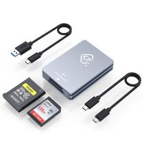 Leitor de cartões de memória Rocketek CFexpress Type A e SD