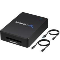 Leitor de Cartões SABRENT CR-SDX7 USB 3.2 Tipo C e Tipo A Leitor de Cartões SABRENT CR-SDX7 USB 3.2 Tipo C e Tipo A
