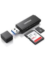 Leitor de Cartões SD UGREEN USB 3.0 Dual Slot - Compatível com Mac e Windows Leitor de Cartões SD UGREEN USB 3.0 Dual Slot - Compatível com Mac e Windows
