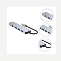 Leitor de Cartões USB 6 em 1 com Slot SD e TF, Velocidade 104 MB/s Leitor de Cartões USB 6 em 1 com Slot SD e TF, Velocidade 104 MB/s