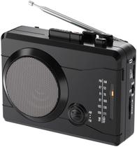 Leitor de cassete Mersoco conversor de fita para MP3 com rádio