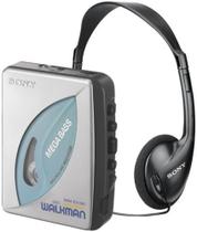 Leitor de cassetes estéreo Walkman Sony WM-EX190 com estabilizador Leitor de cassetes estéreo Walkman Sony WM-EX190 com estabilizador