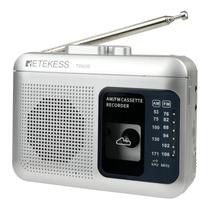 Leitor de cassetes Retekess TR606 AM Gravador FM portátil