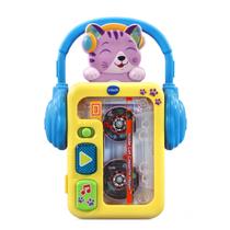 Leitor de cassetes VTech Kiddie Cat com 3 estilos musicais de 9 a 36 meses Leitor de cassetes VTech Kiddie Cat com 3 estilos musicais de 9 a 36 meses