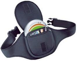 Leitor de CD Belt Tune Belt Deluxe Sport Fanny Pack preta