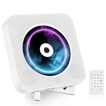 Leitor de CD Bluetooth SHIWAKOTO montável na parede com alto-falante