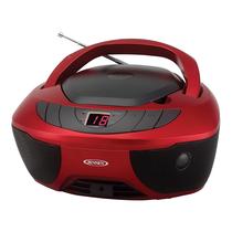 Leitor de CD Boombox estéreo portátil Jensen CD-475R