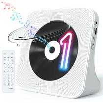 Leitor de CD de mesa portátil com Bluetooth Jimsey com alto-falantes HiFi