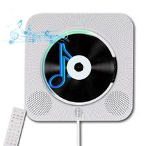 Leitor de CD Homlab portátil montado na parede com alto-falante Bluetooth