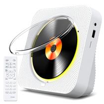 Leitor de CD KOVCDVI Bluetooth Desktop com alto-falantes 13 em 1