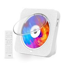 Leitor de CD Portátil Austepax com Bluetooth e Alto-Falante