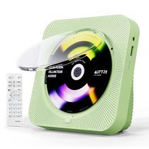 Leitor de CD portátil Bluetooth 5.1 ZYOKATA Desktop Verde Leitor de CD portátil Bluetooth 5.1 ZYOKATA Desktop Verde