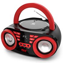 Leitor de CD portátil Bluetooth Boombox Speaker Pyle PHCD22.5