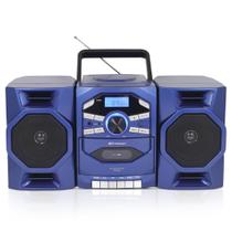 Leitor de CD portátil Boombox Emerson com leitor de cassetes