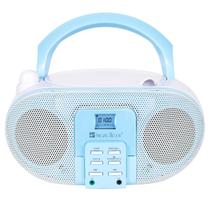 Leitor de CD portátil Boombox SingingWood GC01 Macarons Blue