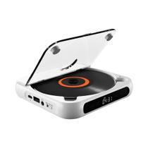 Leitor De CD Portátil BT5.1 Com Capa À Prova De Poeira, Display LED, 6 Modos, Repetição A-B,