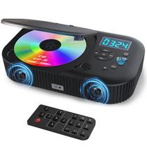 Leitor de CD Portátil com Bluetooth e Alto-Falantes Estéreo Duplos
