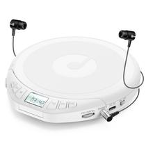 Leitor de CD portátil Gueray CD Discman com fones de ouvido e display LCD