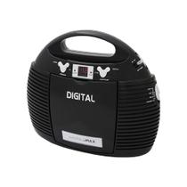 Leitor de CD portátil HANNLOMAX HX-327CD com rádio AM/FM (preto)