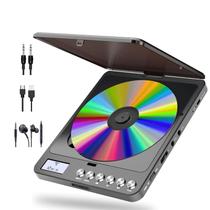 Leitor de CD Portátil HOVOYNN com Bluetooth e Transmissor FM - Bateria 2000mAh