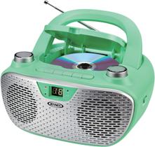 Leitor de CD Portátil Jensen CD-485-GR com Rádio AM/FM - 1W de Potência