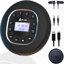 Leitor de CD Portátil KLIM Journey - com Bluetooth e Rádio FM