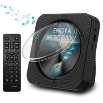 Leitor de CD Portátil MICOCIOUS com Bluetooth, Alto-Falantes e Controle Remoto
